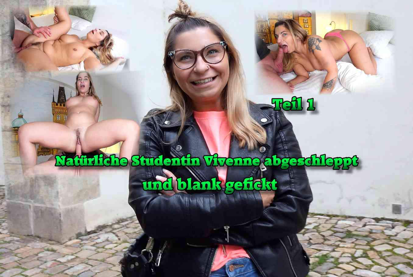 Natürliche Studentin Vivenne abgeschleppt und blank gefickt Teil 1 Ich sah diese süße 26 Jahre junge Studentin hier auf den Straßen von Prag. Und direkte wollte ich meine Chance nutzen und sprach sie für Bilder an. Diese sollten in einer Model Mappe landen und ich sie in meine Agentur aufnehmen. So erzählte ich es zumindest und sie war schnell Feuer und Flamme. So folgte sie mir schnell in meine Ferienwohnung um weitere Bilder zu machen. Bei mir angekommen machten wir ein kurzes Interview und weitere Bilder. Bis sie irgendwann nur noch in Unterwäsche stand. So konnte ich ihre weiblichen Rundungen begutachten. Und ein paar Minuten weitere packte sie mein bestes Stück aus. Nach richtig tiefen und nassen blasen durfte ich dann blank einfahren. Nach mehreren Stellungen und viel Spaß wichste ich ihr die geile Oberweite voll!