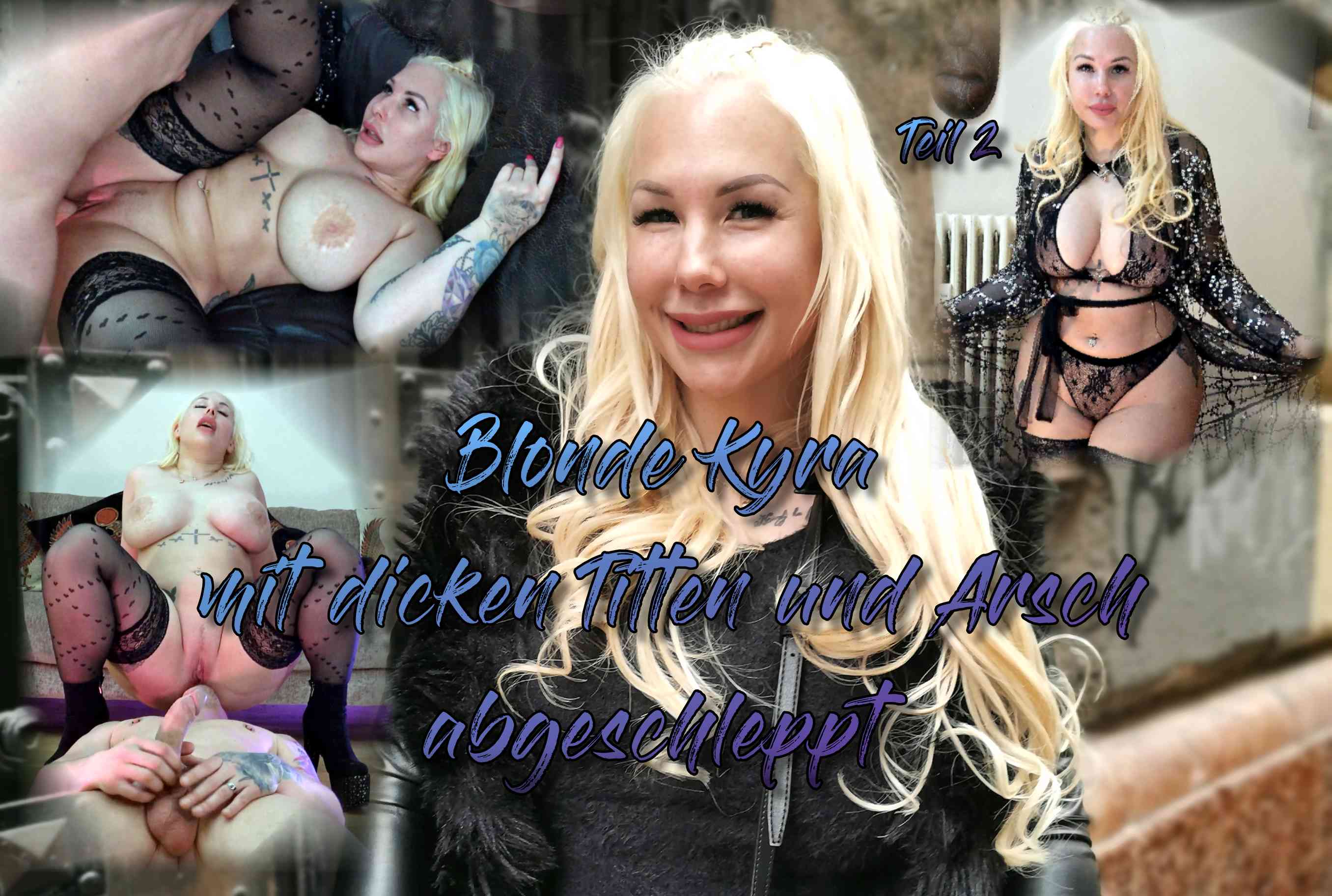 Blonde Kyra mit dicken Titten und Arsch abgeschleppt Teil 2 Nach ca. 2 Stunden hier in Budapest und vielen vergeblichen Versuchen, hatte ich Glück. Ich konnte die 28 Jahre junge Kyra von einem Model Casting überzeugen. Die blonde Maus mit großer Oberweite war Fitnesstrainerin. Das machte Vorfreude auf den späteren Part. Nach ein paar Bildern an Ort und Stelle ging es zu mir ins Hotel. Dort angekommen suchte sich sich ein schwarzes sexy Outfit. Ihre Oberweite und der Prachtarsch kamen darin super zur Geltung. Nach weiteren Bildern wurde die Stimmung immer lockerer. Und so kam, was kommen musste. Sie packte meinen Schwanz aus und lutschte tief. Kurz danach durfte ich ihn ohne Kondom reinstecken. Richtig versaut trieben wir es, bis ich ihre dicken Titten vollspritze.