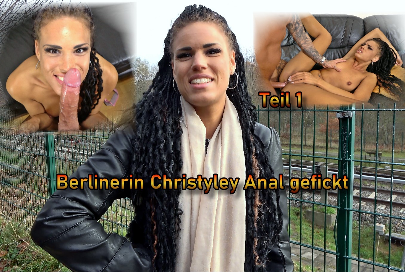 Berlinerin Christyley Anal gefickt Teil 1 Beim Park hier in Berlin kam ich bald mit einer super schlanken Kosmetikerin ins Gespräch. Anfangs war sie sehr abgeneigt, wurde aber immer lockerer. Und so konnte ich sie nach ein paar Bildern überzeugen mit zu mir zu kommen. Bei mir angekommen wurde sie immer lockere und irgendwann hatte sie mein Ding im Mund. Schön mit Gefühl brachte sie ihn auf Härte. Danach durfte ich blank einfahren. Aber sie war eine echte 3 Loch Sau und so landete mein Ding auch in ihrem engen Arschloch.