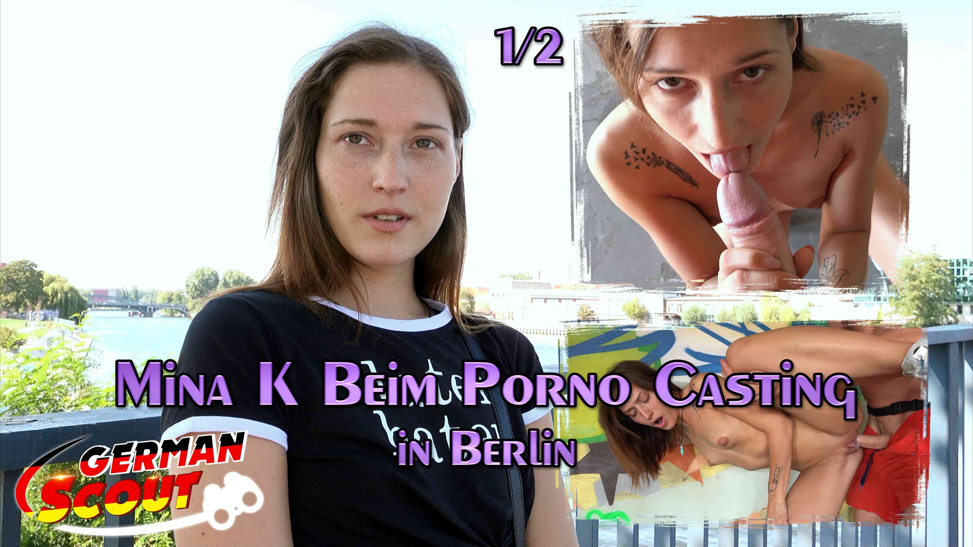 Mina K beim Porno Casting in Berlin Teil 1 Nach ungefähr 90 Minuten hier in Berlin klappte es endlich. Ich kam mit der super fitten Studentin Mina ins Gespräch. Ein Traumkörper mit tollem Gesicht und Sommersprossen. Schnell konnte ich zu von meiner Model Agentur überreden. Und wenig später waren wir schon am Lost Place. Dort machten wir Bilder in Unterwäsche von ihr. Und sie wurde immer lockerer. Wenig später versuchte ich mein Glück. Und als sie meine Annäherung mit einem Lächeln erwiderte holte ich ihn raus. Richtig geil lutsche sie ihn hart und wenig später steckte ich ihn blank rein. Mein Gott war die eng und geil und wir trieben es richtig heftig hier mitten in Berlin. Nachdem sie zwei Mal gekommen war, spritzte ich ihr heftig ins Gesicht.