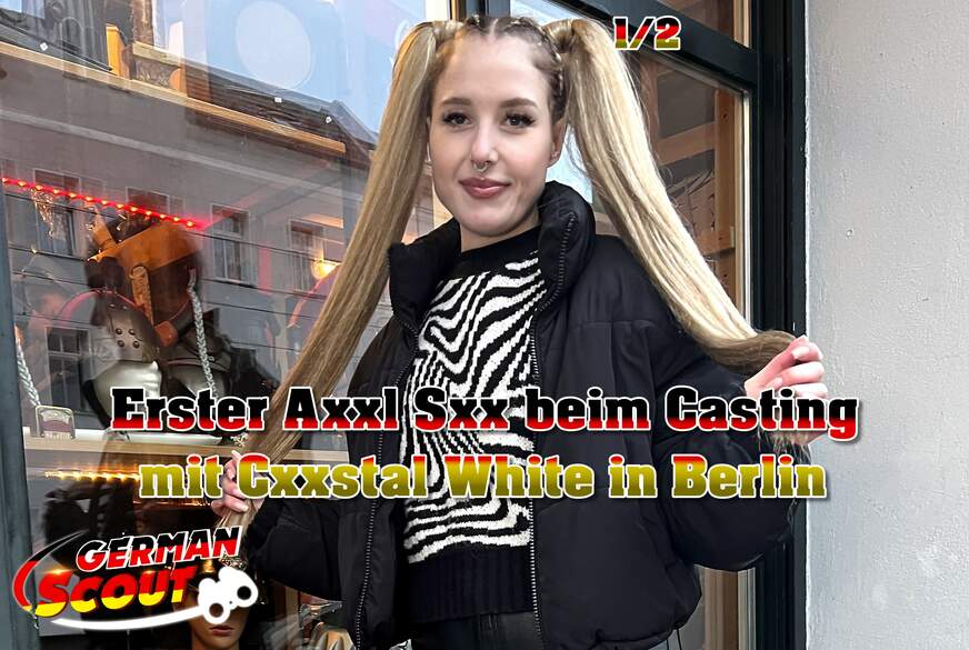 GERMAN SCOUT - Erster A**l Sex beim Casting für Crystal White in Berlin Teil 1 von German-Scout