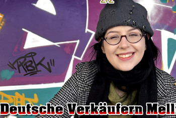 GERMAN SCOUT - Deutsche Verkäuferin Melli beim Porno Casting ohne Kondom g*****t Teil 2