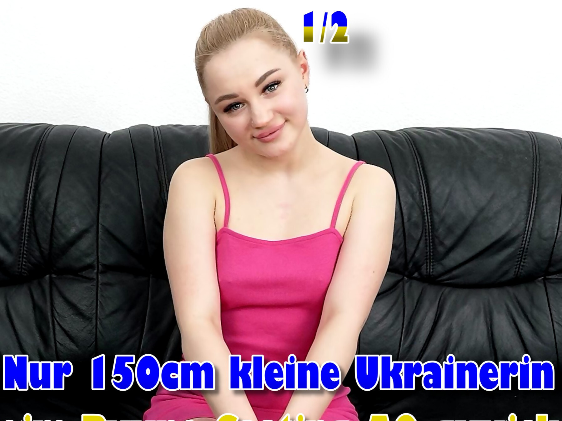 Nach ein paar Runden hier in Berlin traf ich auf diese 21 Jahre junge Ukrainerin. Mittlerweile sind viele Frauen von dort hier und die meisten sind locker. Auch mit ihr kam ich schnell ins Gespräch und sie wurde schnell locker. Nur 150cm klein war sie und süß. Ich konnte sie von einem Model Casting und ein paar Bildern an Ort und Stelle überzeugen. Danach beschlossen wir zu mir zu gehen. Dort angekommen zog sie sich beim Bilder machen einfach aus und stand bald nackt vor mir. Als ich mein Ding rausholte, lutschte sie direkt tief und feucht an. Ich legte sie mir zurecht und steckte ihn ohne Kondom in ihre enge Spalte. Sie genoss es richtig und verdreht die Augen. Bald spritze sie heftig ab und ich kleisterte ihr das Gesicht richtig heftig voll.