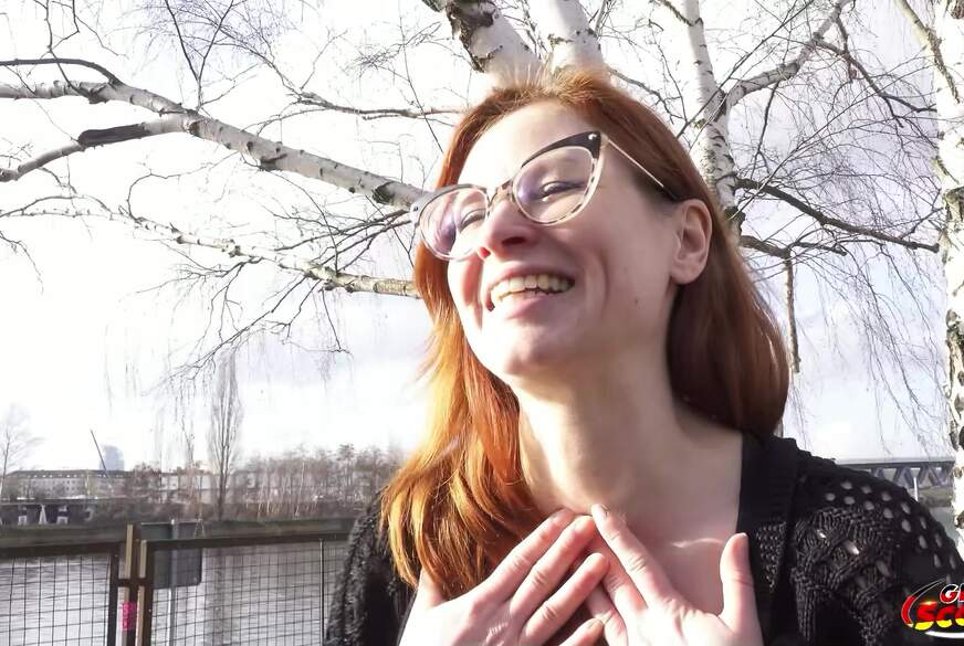 GERMAN SCOUT - Rothaarige Mona richtig versaut beim Porno Casting g*****t Teil 1 von German-Scout