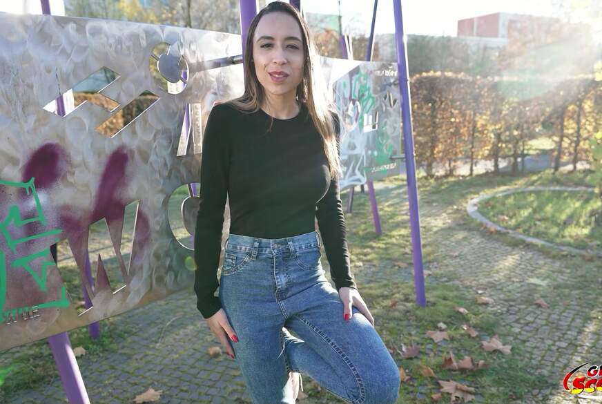 German-Scout: GERMAN SCOUT - Schlanke Latina Priscila Belini beim Porno Casting AO g*****t Teil 1