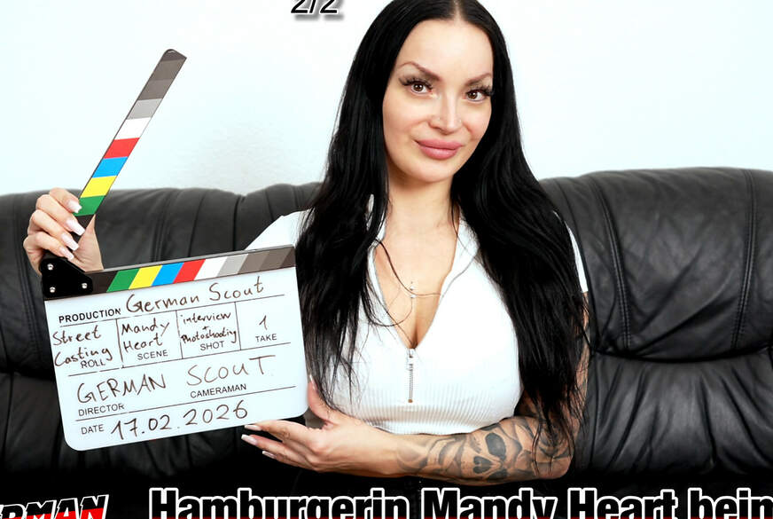 German-Scout: GERMAN SCOUT - Hamburgerin Mandy Heart beim ersten Porno Casting AO g*****t Teil 2