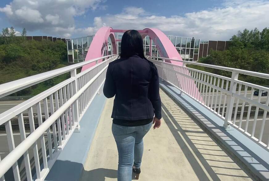 SophiaMaus91: Wie krass...Auf der Autobahnbrücke komplett n**s!