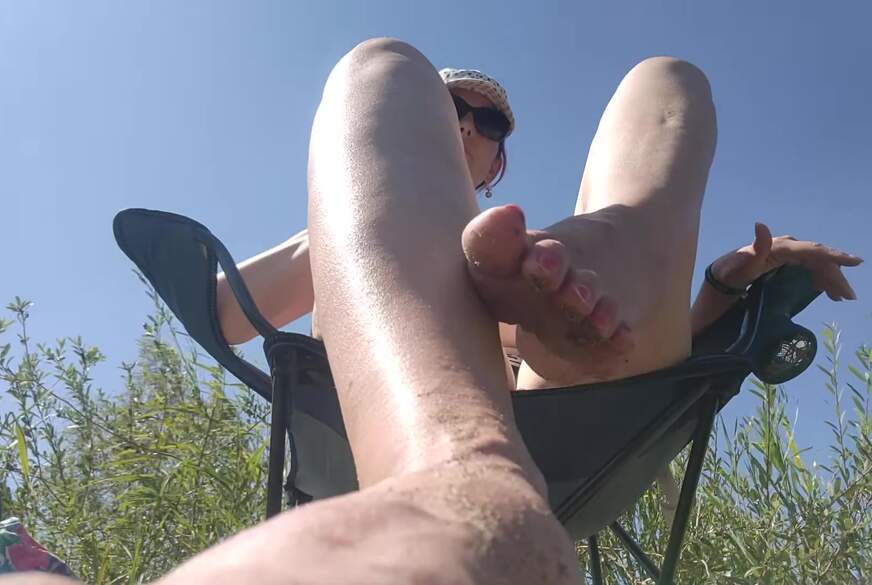 MissShiny: Füsse am See
