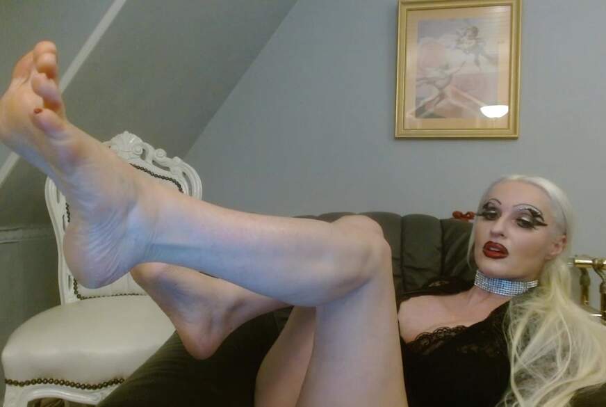 nackte.Füsse von Diva-Bizarre