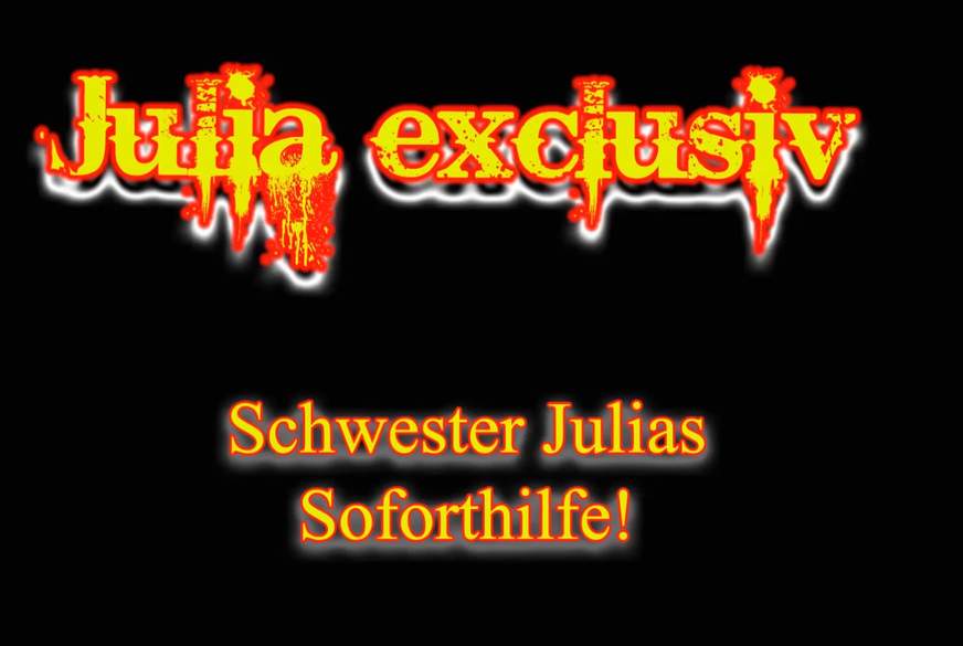 Julias Soforthilfe bei S***nstau von JuliaExclusiv