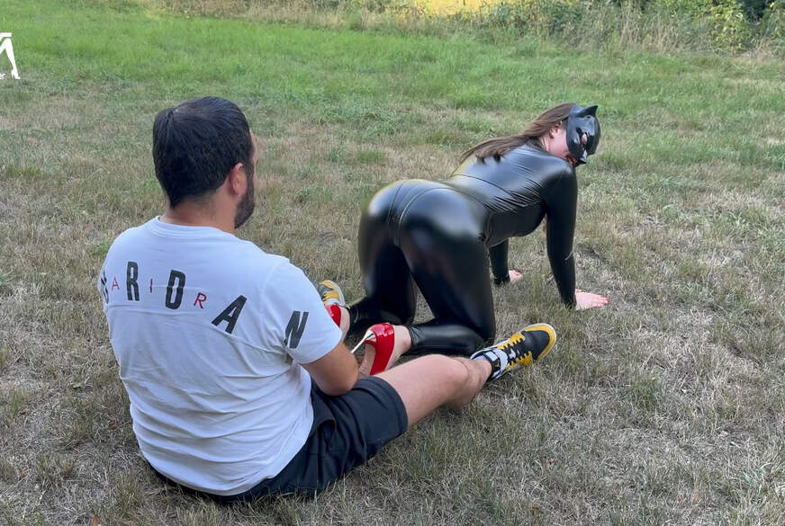 Wet-Wonder: Wetlook Catsuitf**k! Fremder S*****z Outdoor A*******t und G**************g!!!!