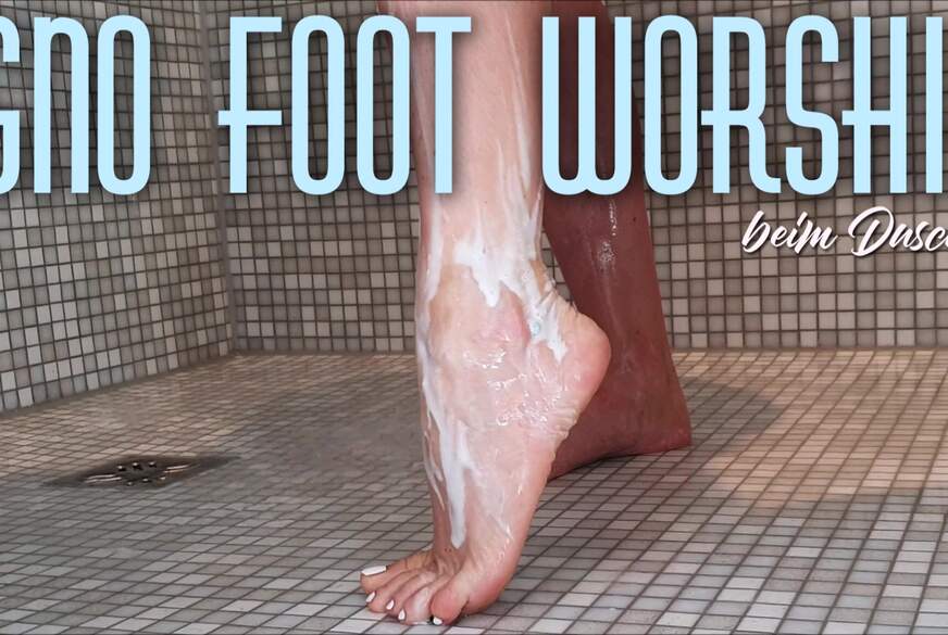 Igno Foot Worship beim Duschen von MadameSvea