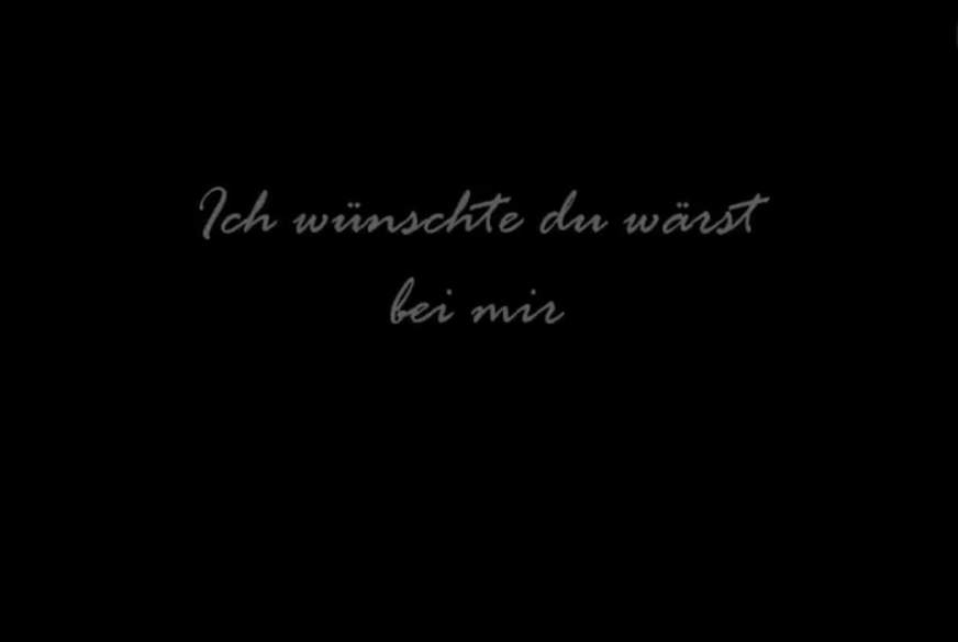 Wild-Vanilla: ich wünschte du wärst bei mir