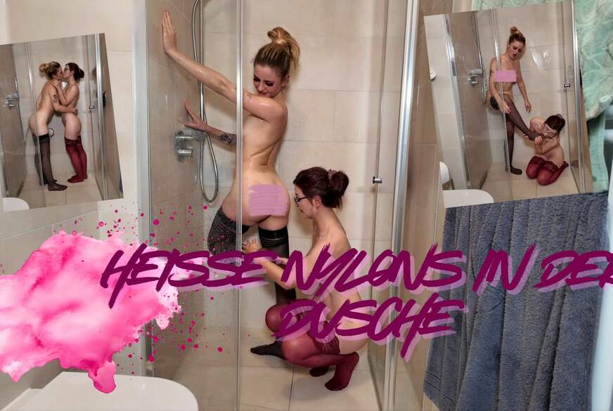 Melly4You: Zwei mädels mit Heisse Nylons unter der dusche!!!!