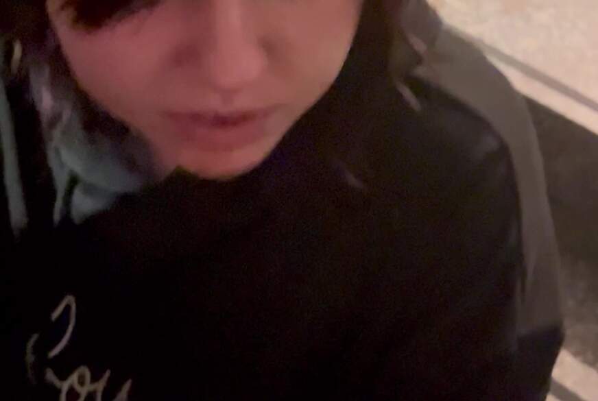 Outdoor Night B**wjob of 18yo T**n von Couple18and38